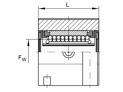 INA KGSNG16-PP-AS LINEAR BALL BEARING UNIT