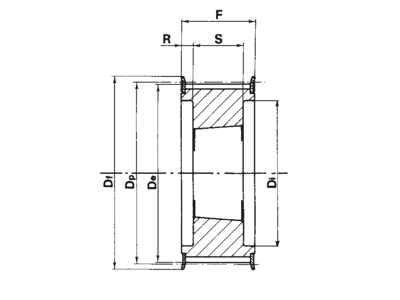 TIMING BELT PULLEY 34-8M-85MM