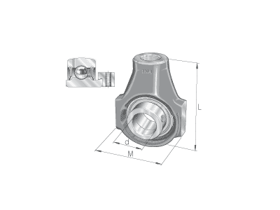 INA PHE40-XL HOUSING UNIT