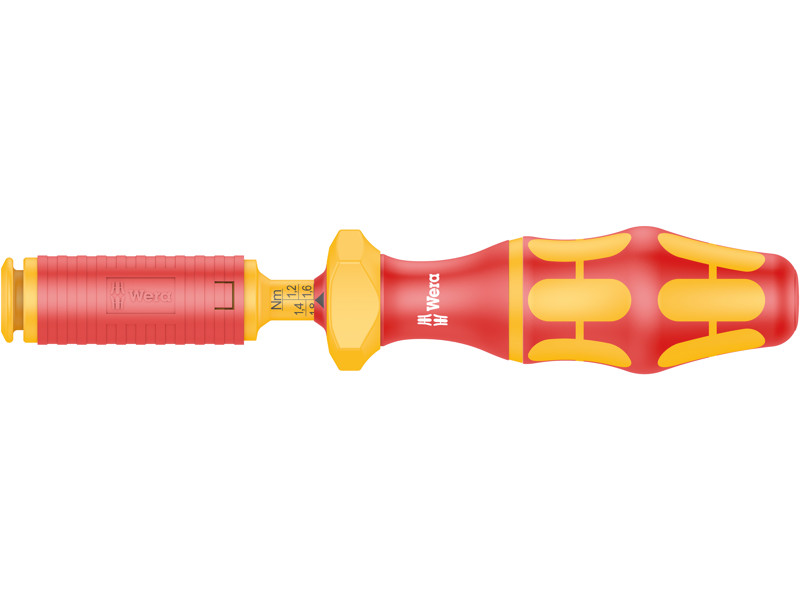 WERA SERIE KRAFTFORM INDSTILLELIGT MOMENTHÅNDGREB (0,3-3,5 NM) 7400 VDE, 7444 VDE X 1,7-3,5 NM