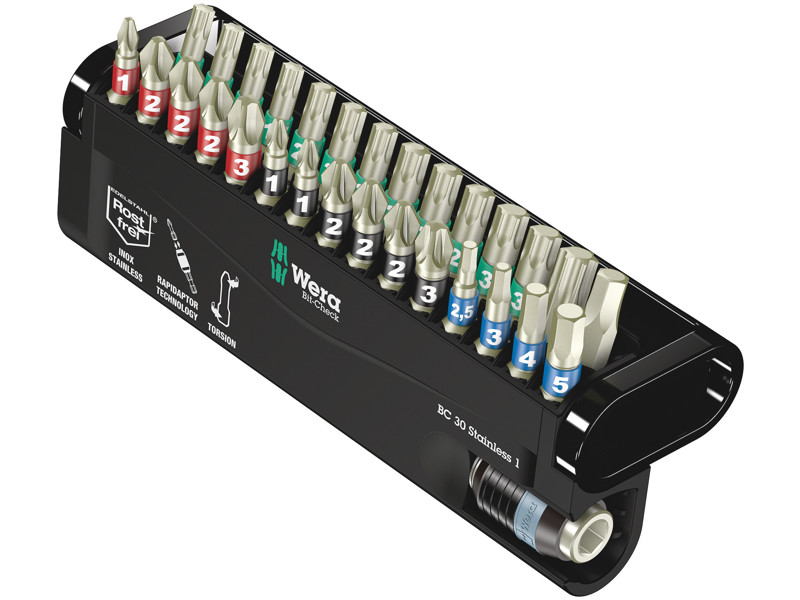 WERA Bit-Check 30 Stainless 1, 30 DELE