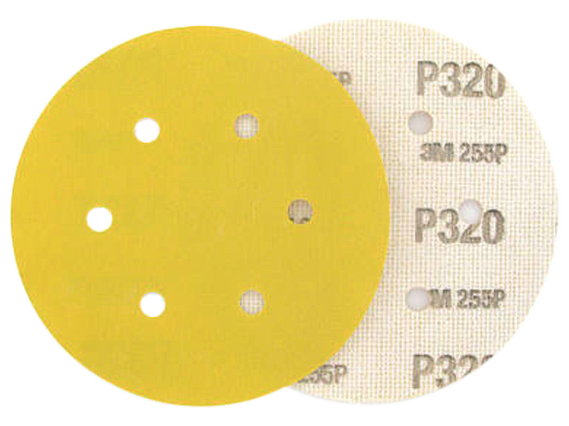 3M SLIBERONDEL HOOKIT 255P 6 HULLER P150 150MM