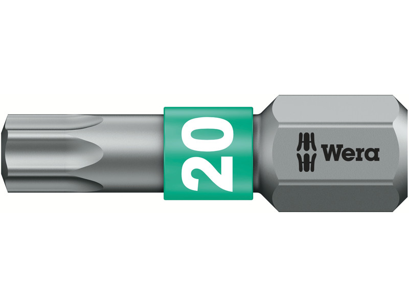 WERA 867/1 BTZ TORX® BITS 867/1 TORX® BTZ, TX 20 X 25 MM