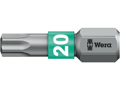 WERA 867/1 BTZ TORX® BITS 867/1 TORX® BTZ, TX 20 X 25 MM