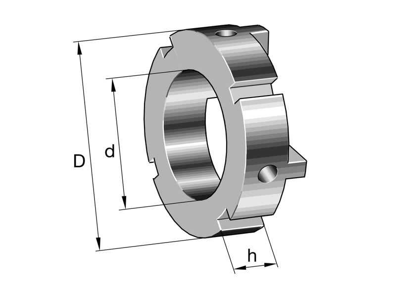 INA AMS50 LÅSEMØTRIK 53X70X19