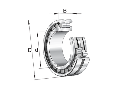 FAG NN30/500-AS-K-M-SP CYLINDRICAL ROLLER BEARING
