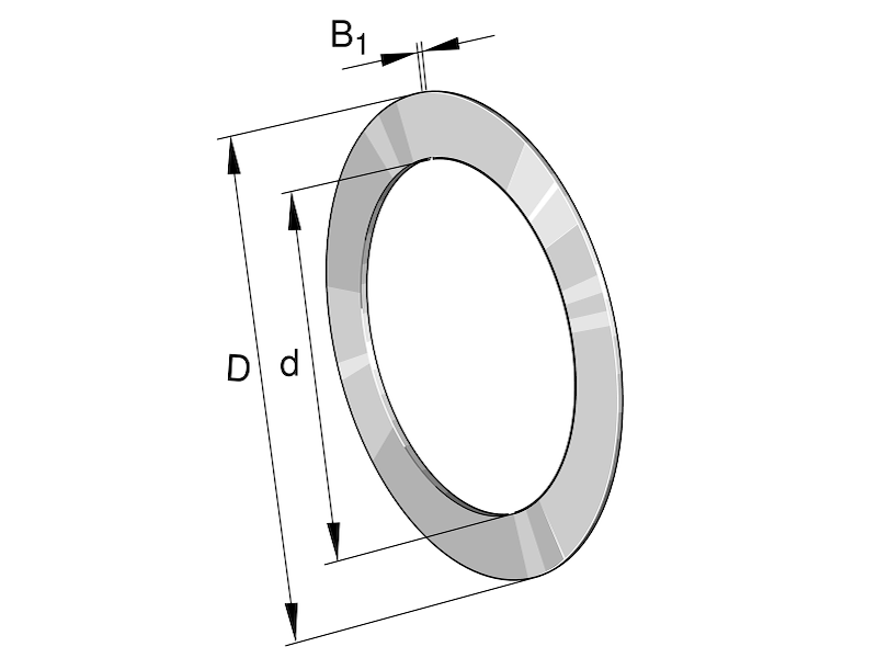 INA AS1024 AXIAL BEARING WASHER