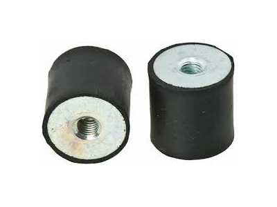 SVINGNINGSDÆMPER Ø10X10 2 X INDV. GEVIND M4