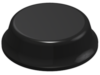 3M BUMPON GUMMIDUTTER SJ5012 SORT  B: 12,7 X H: 3,6MM.