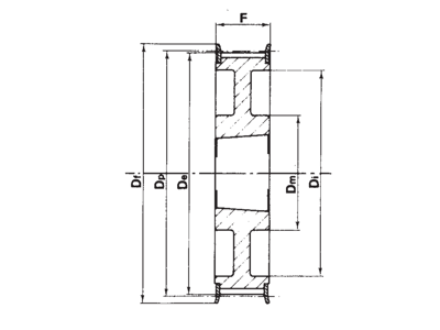 TIMING BELT PULLEY 48-L-075