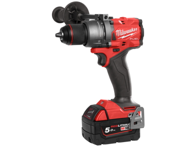 MILWAUKEE SLAGBOREMASKINE M18 2XBATT. 5.0AH + LADER KULFRI