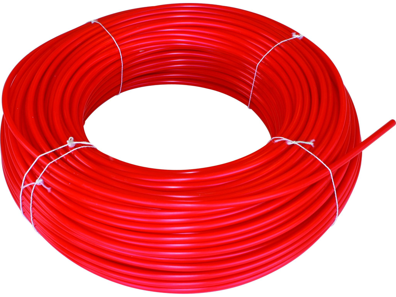 NYLONSLANGE 6X4,5 RØD PA 12
