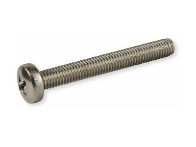 CROSS RECESSED PAN HEAD SCREW M5X6  A2 DIN 7985 M/KRYDSKÆRV