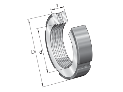 INA ZM75 PRÆCISIONSMØTRIK M75X2 RADIAL M/NOT