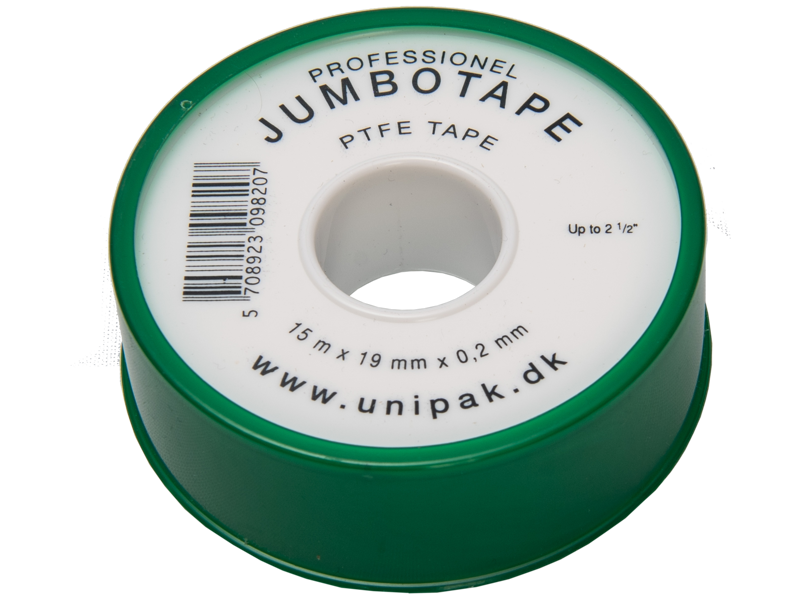 TEFLON JUMBOTAPE PTFE 19X 0,2MM X 15M