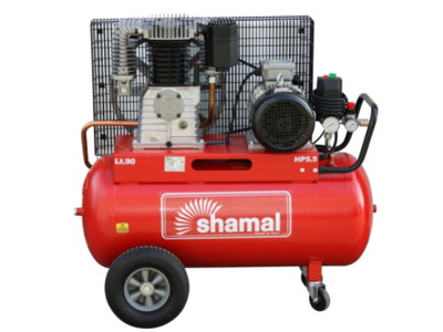 SHAMAL KOMPRESSSOR S55/90 5.5 HK 90 LTR TANK 11BAR