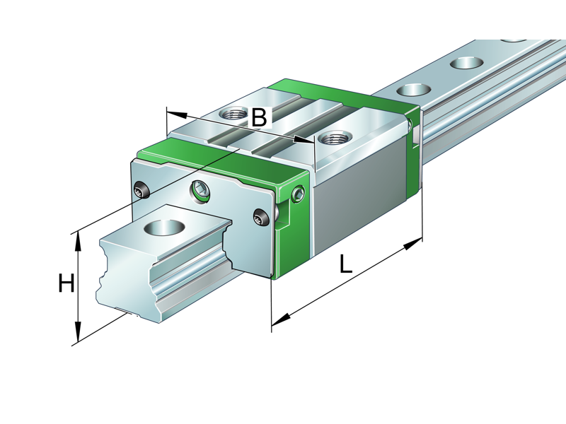 INA KWVE30-B-ESC-V1-G3 RECIRCULATING BALL BEARING CARRIAGE