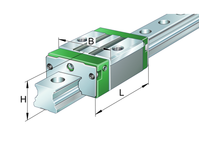 INA KWVE30-B-ESC-V1-G3 RECIRCULATING BALL BEARING CARRIAGE