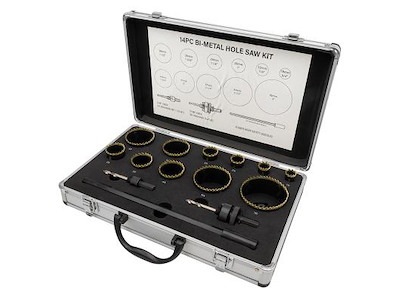 DIESELLA HULSAVSÆT HSS-CO8 M42 BIMETAL SORT/GULD 19-76MM