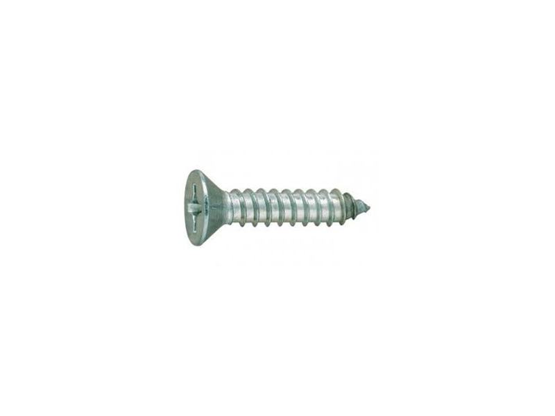 CROSS RECESSED COUNTERSUNK FLAT HEAD TAPPING SCREW M4.8 X 16 DIN 7982