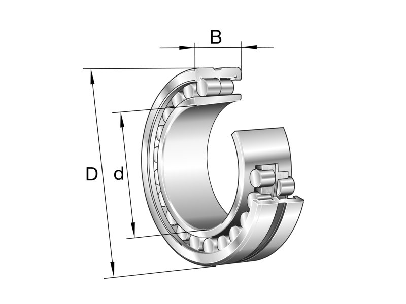 FAG NNU4944-S-K-M-SP CYLINDRISK RULLE 220X300X80