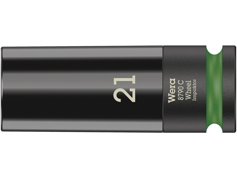 WERA TOPNØGLEINDSATS MED 1/2"-TILSLUTNING 8790 C Wheel Impaktor, 21 X 85 X 32 MM