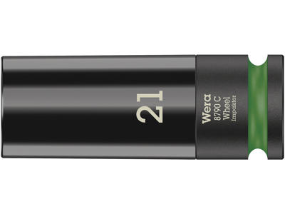 WERA TOPNØGLEINDSATS MED 1/2"-TILSLUTNING 8790 C Wheel Impaktor, 21 X 85 X 32 MM