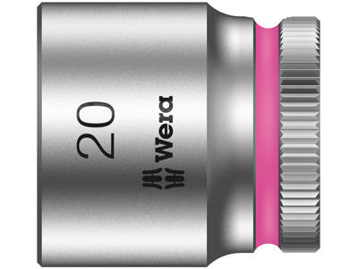 WERA ZYKLOP-TOPPE MED 3/8"-TILSLUTNING 8790 HMB, 20 X 30 MM