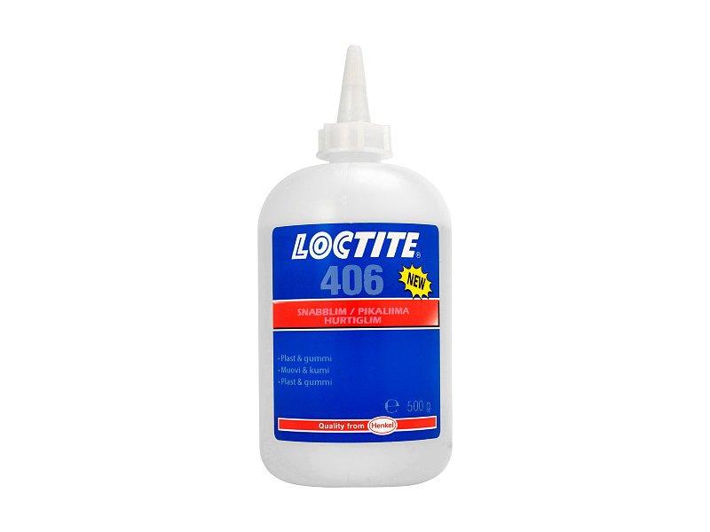 LOCTITE 406 500 G  HURTIGLIM PLAST OG GUMMI