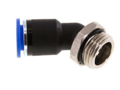 PUSH-IN VINKEL 45° Ø4 X 1/8" UDV.