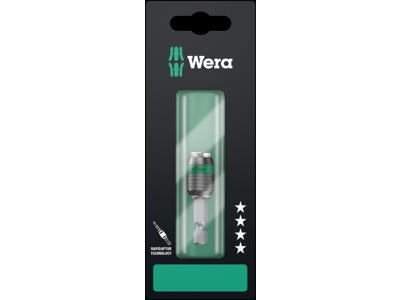 Wera 889/4/1 K SB Rapidaptor Universal Bit Holder, 1/4" x 50 mm