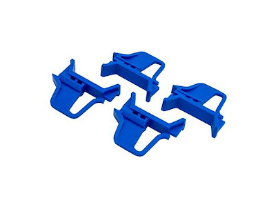 DIESELLA KLIKLÅSE BLÅ F/LØSE LÅG TIL GRÅ LAGERKASSER, 4STK