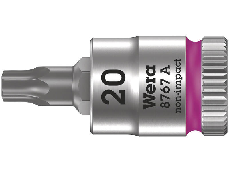 WERA TORX® ZYKLOP BIT-TOP MED 1/4"-TILSLUTNING 8767 A, TX 20 X 28 MM