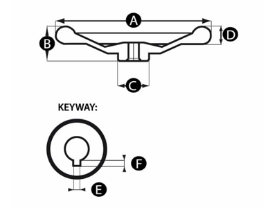 RENCOL 11839Z SPOKED STAINLESS STEEL CONTROL HANDWHEEL