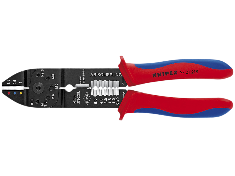 KNIPEX 97 21 215 KABELSKOTANG  ISO. 0.5 - 6.0MM2 230MM