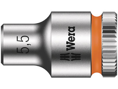 WERA ZYKLOP-TOPPE MED 1/4"-TILSLUTNING 8790 HMA, 5.5 X 23 MM