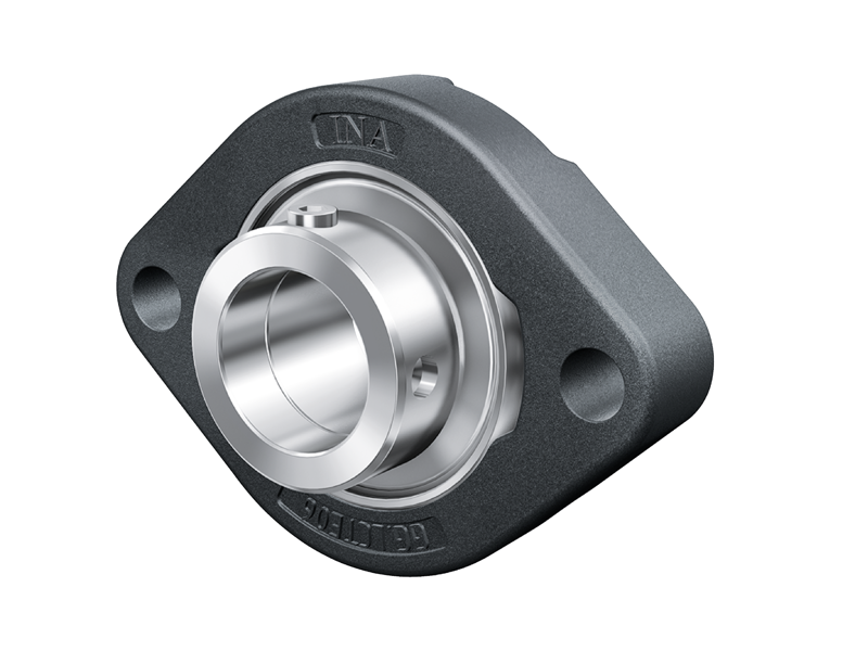 INA FLCTEY40-XL OVAL HOUSING - 2 BOLTS