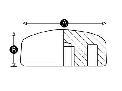 RENCOL 10605W KAPPE-GREB MAT A:26MM M5    M/MESSING BØSN.