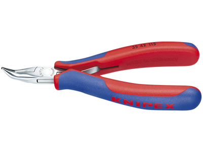 KNIPEX 35 42 115 ELEKTRONIK SPIDSTANG 115MM BØJET KÆBER 45GR.