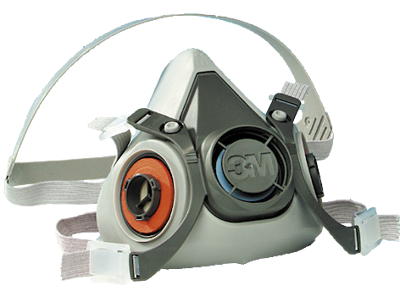 3M ÅNDEDRÆTSVÆRN 6200 (M) HALVMASKE MEDIUM UDEN FILTRE