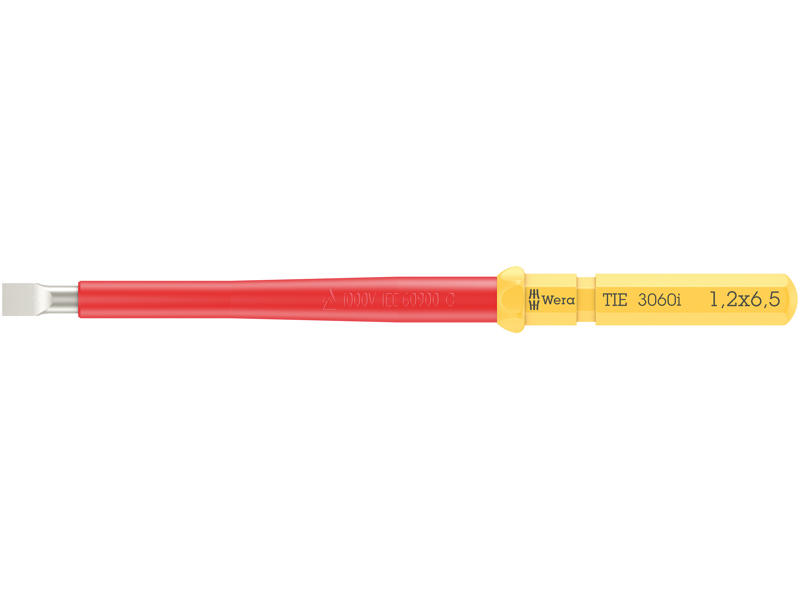 WERA KRAFTFORM KOMPAKT VDE 3060 I TAKE IT EASY SB, RUSTFRI STÅL, 1.2 X 6.5 X 157 MM