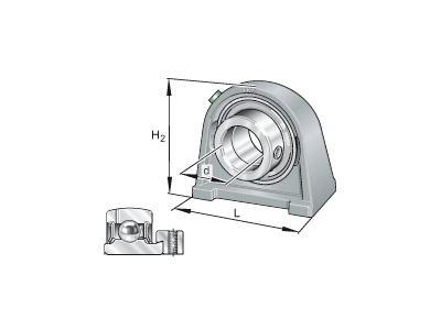 INA PSHE17-XL FLANGE + LEJE SHE03 + GRAE17NPPB