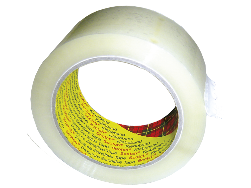 3M SCOTCH EMBALLAGETAPE 371 KLAR BC FP 50MM X 66MTR.