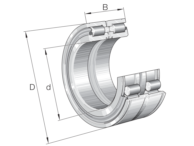 INA SL045048-D-PP-C3 CYLINDRISK RULLE 240X360X160