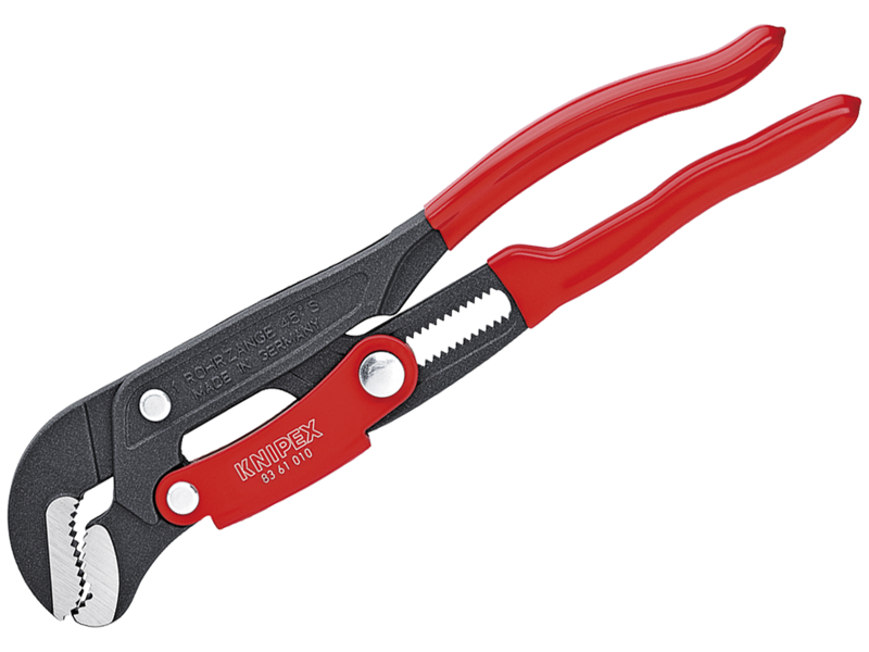 KNIPEX 83 61 010 RØRTANG S-GAB GRÅ 330 MM