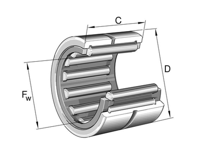 INA NK40/20-TV-XL NEEDLE ROLLER BEARING