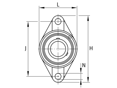 FAG UCFL202-10-J7 FLANGED HOUSING UNIT