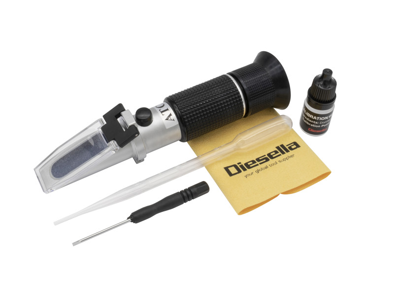 DIESELLA REFRAKTOMETER ØL/ALKOHOL (0-18° PLATO) MED "ATC"