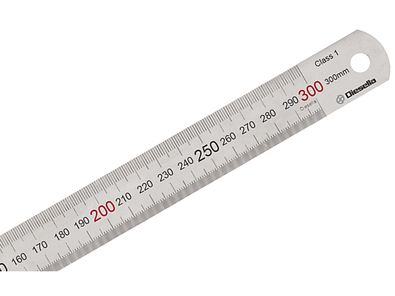 DIESELLA STÅLLINEAL 300X25X1,0 MM 