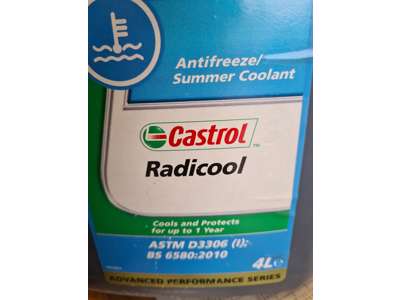 CASTROL RADICOOL 4 LTR  (=ANTI-FREEZE)